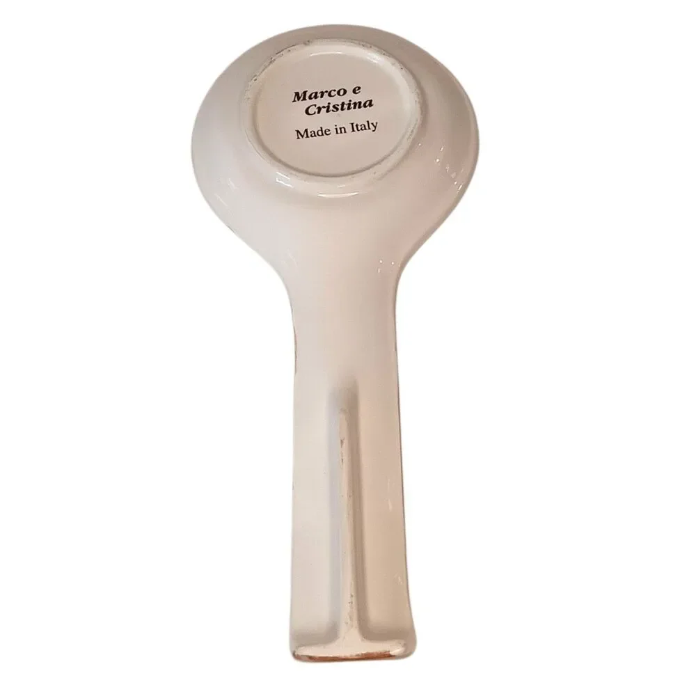 Santa Claus Spoon Rest - Made in Italy By Marco e Cristina - Christmas Holiday